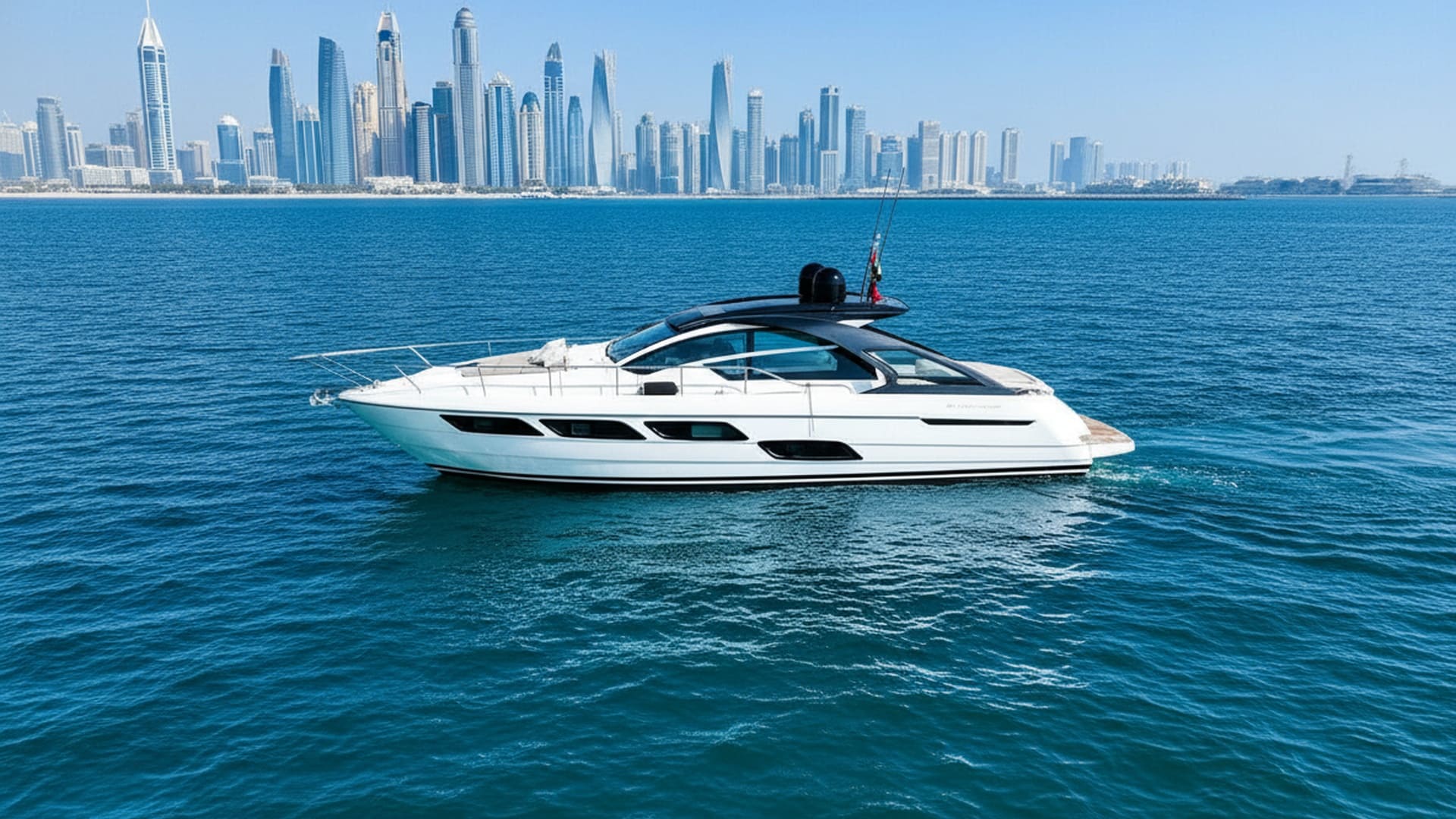 Sunset Storm 52 ft luxury yacht in Dubai Marina