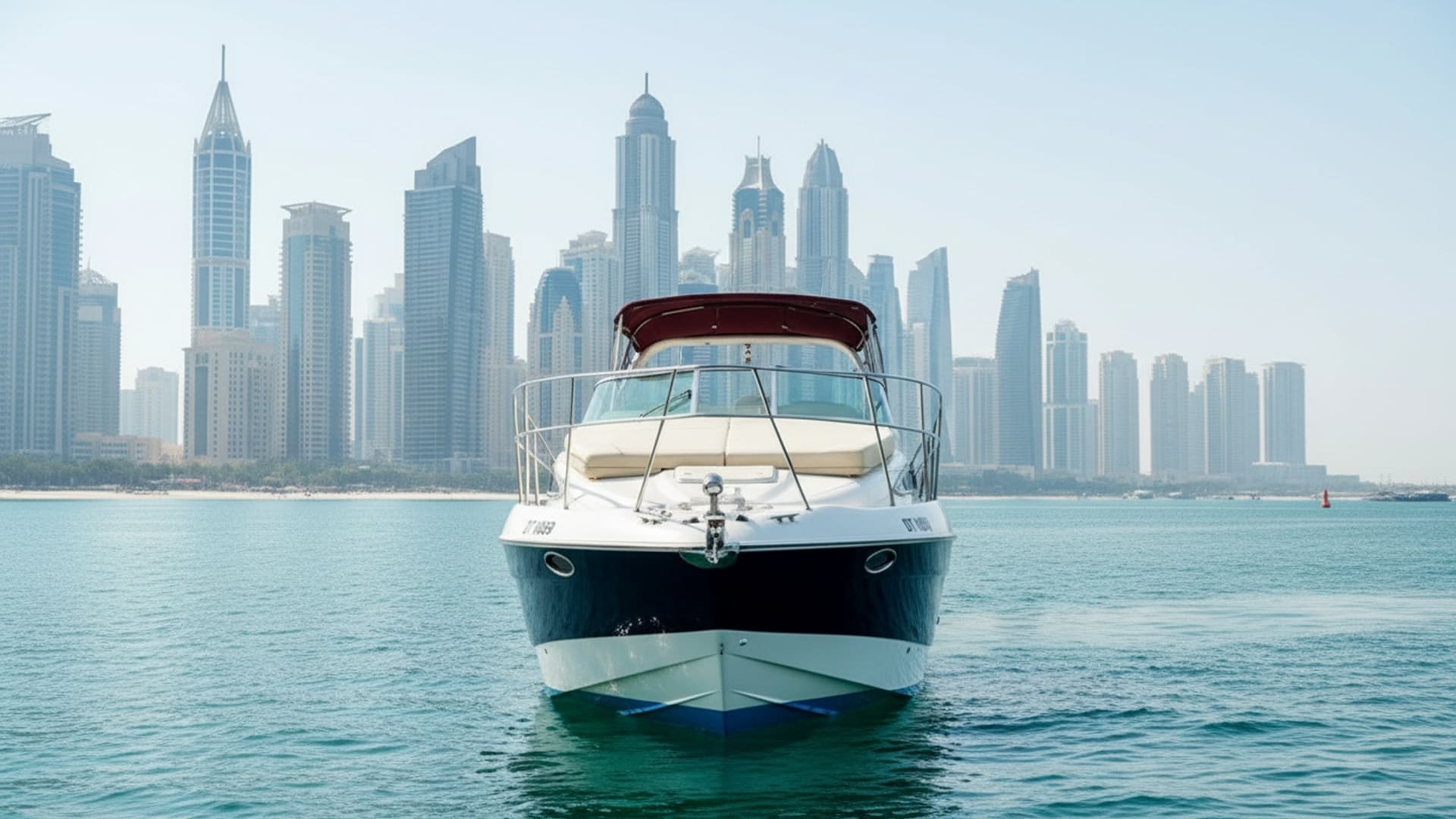 Spacious deck and comfortable seating on Moonlight Star 33 ft