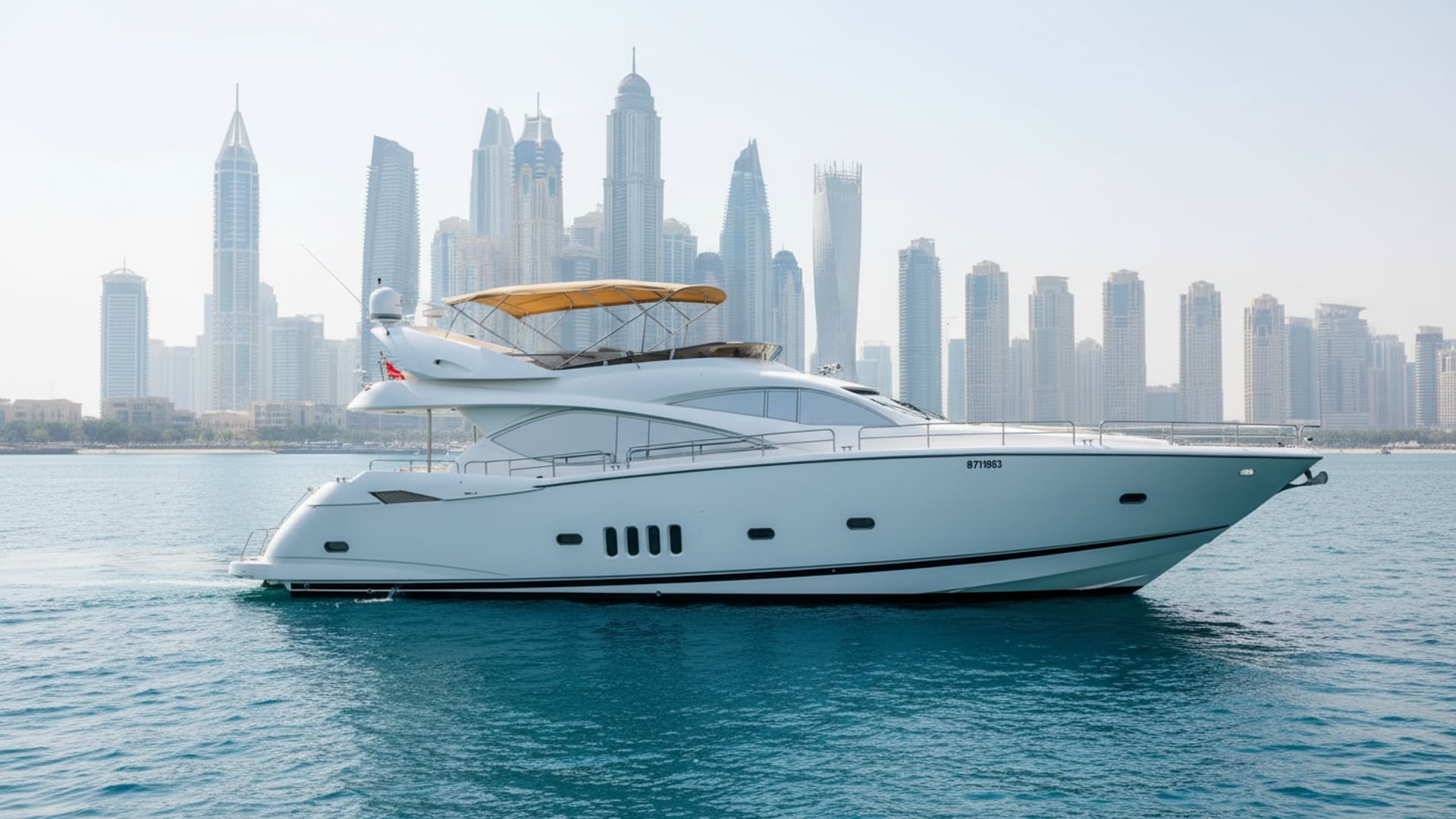 Moonlight Fortune 82 ft luxury yacht in Dubai Marina