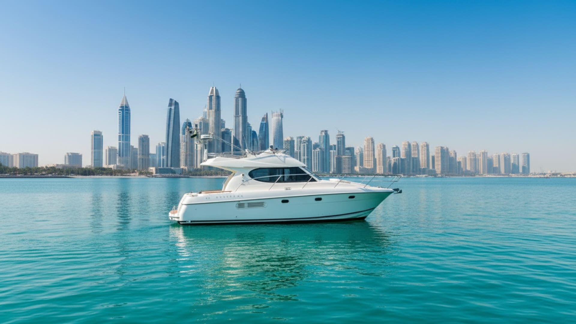 Paradise Explorer 32 ft yacht charter Dubai