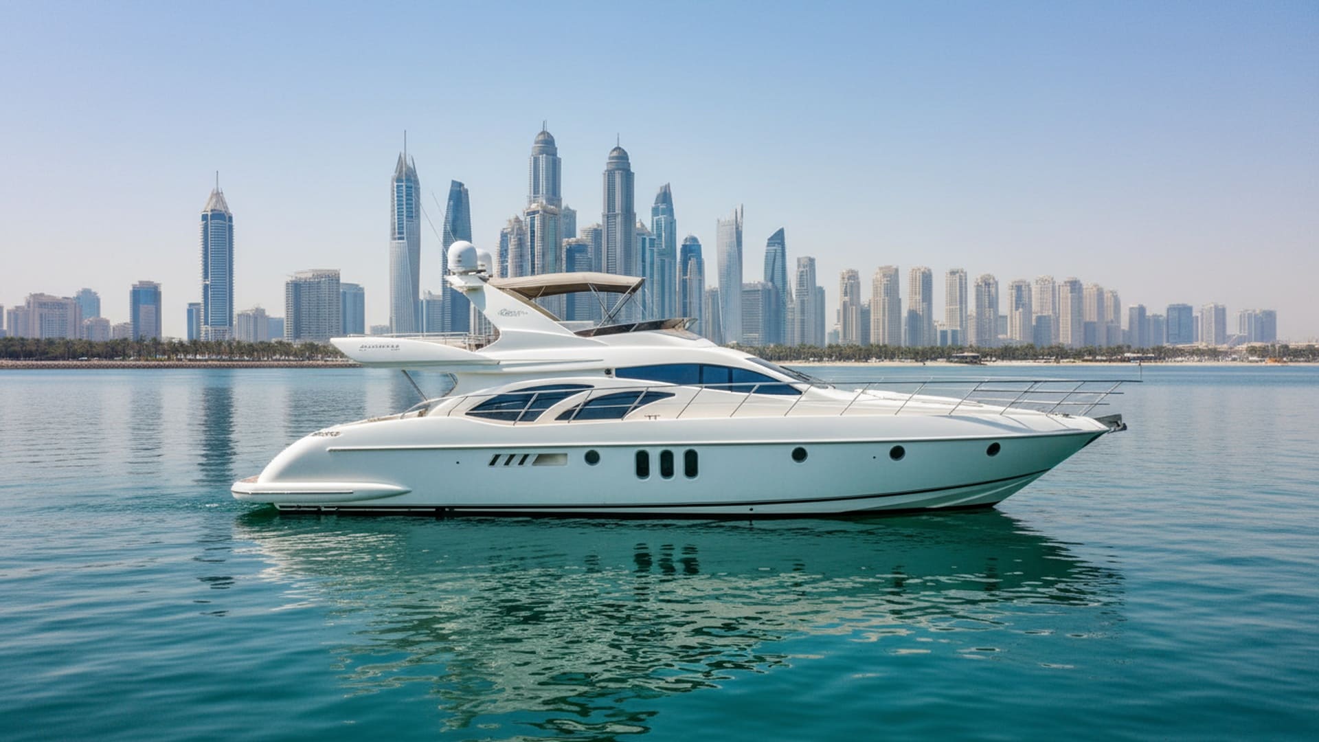 Crystal Island 62 ft yacht charter Dubai