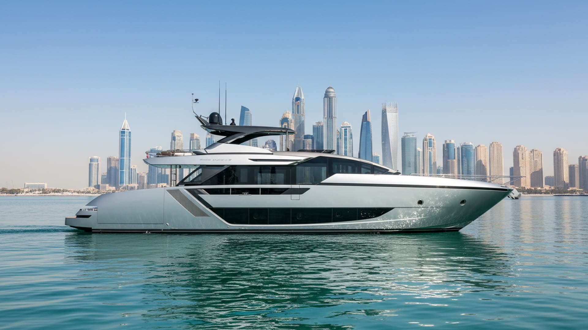 Moonlight Lightning 82 ft yacht charter Dubai