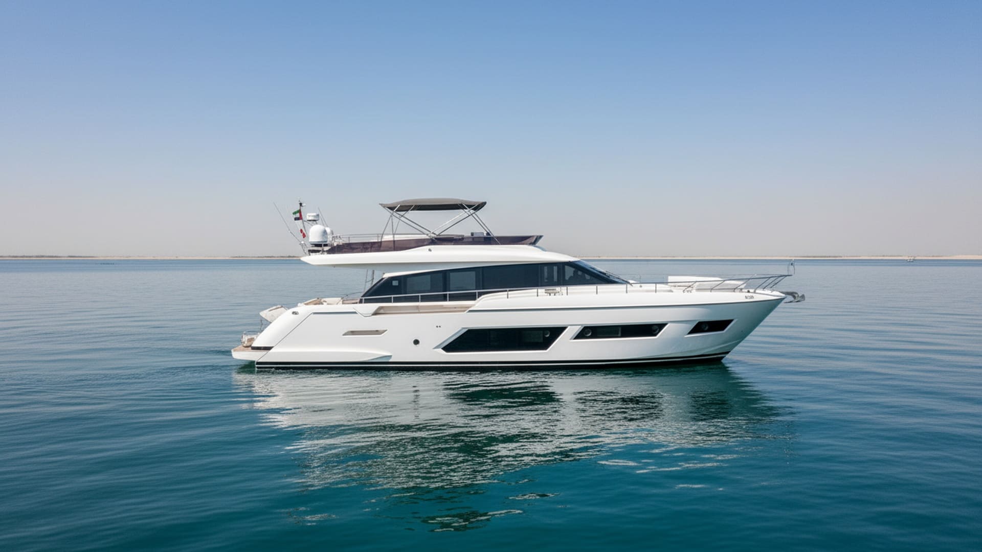 Vision Queen 67 ft premium yacht exterior, Dubai