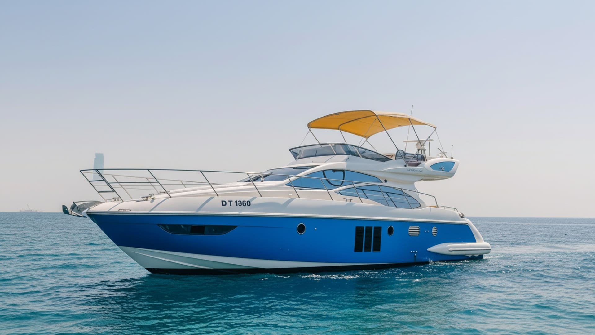Breeze Spirit 48 ft premium yacht exterior, sleek design
