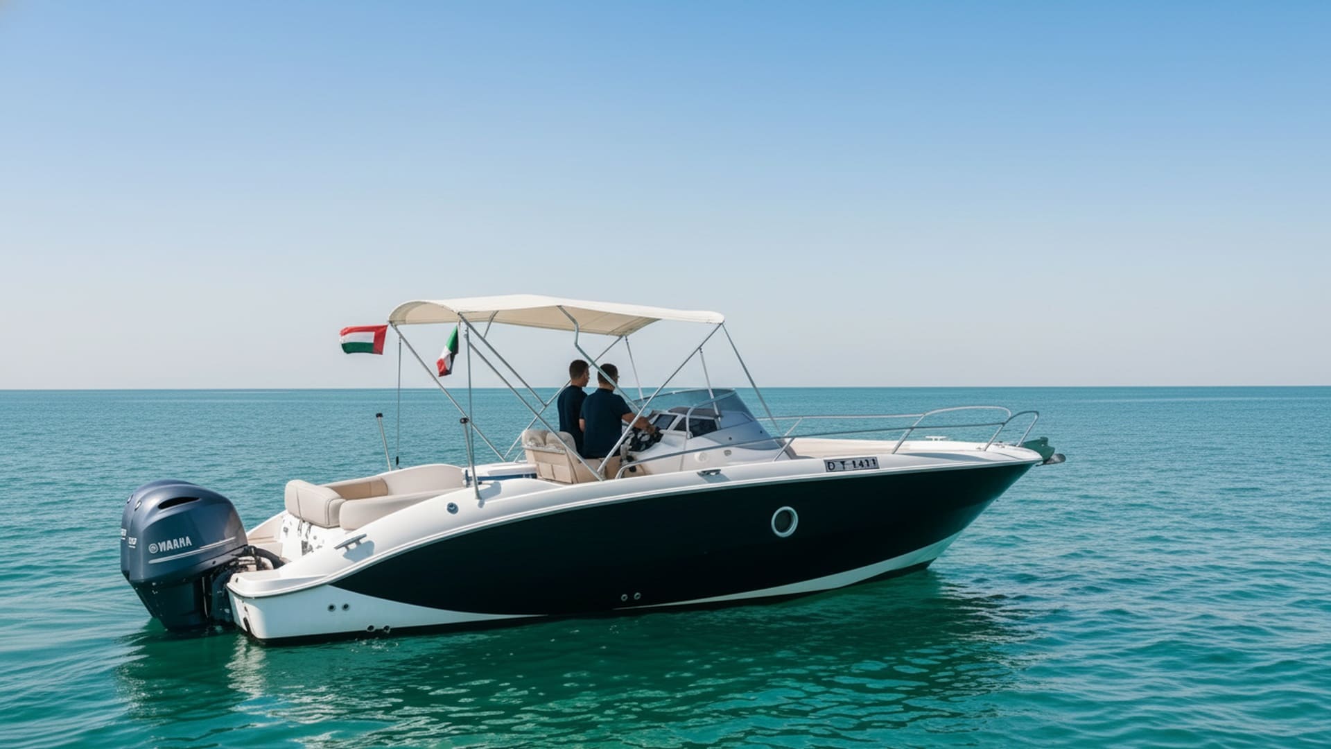 Wave Seeker 27 ft premium yacht exterior, Dubai