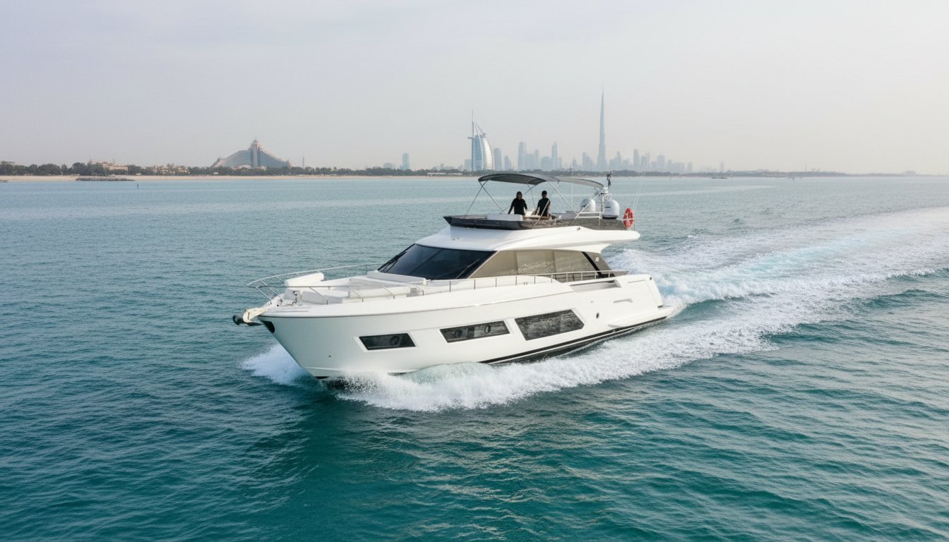 70 ft Princess Yacht Rental in Dubai