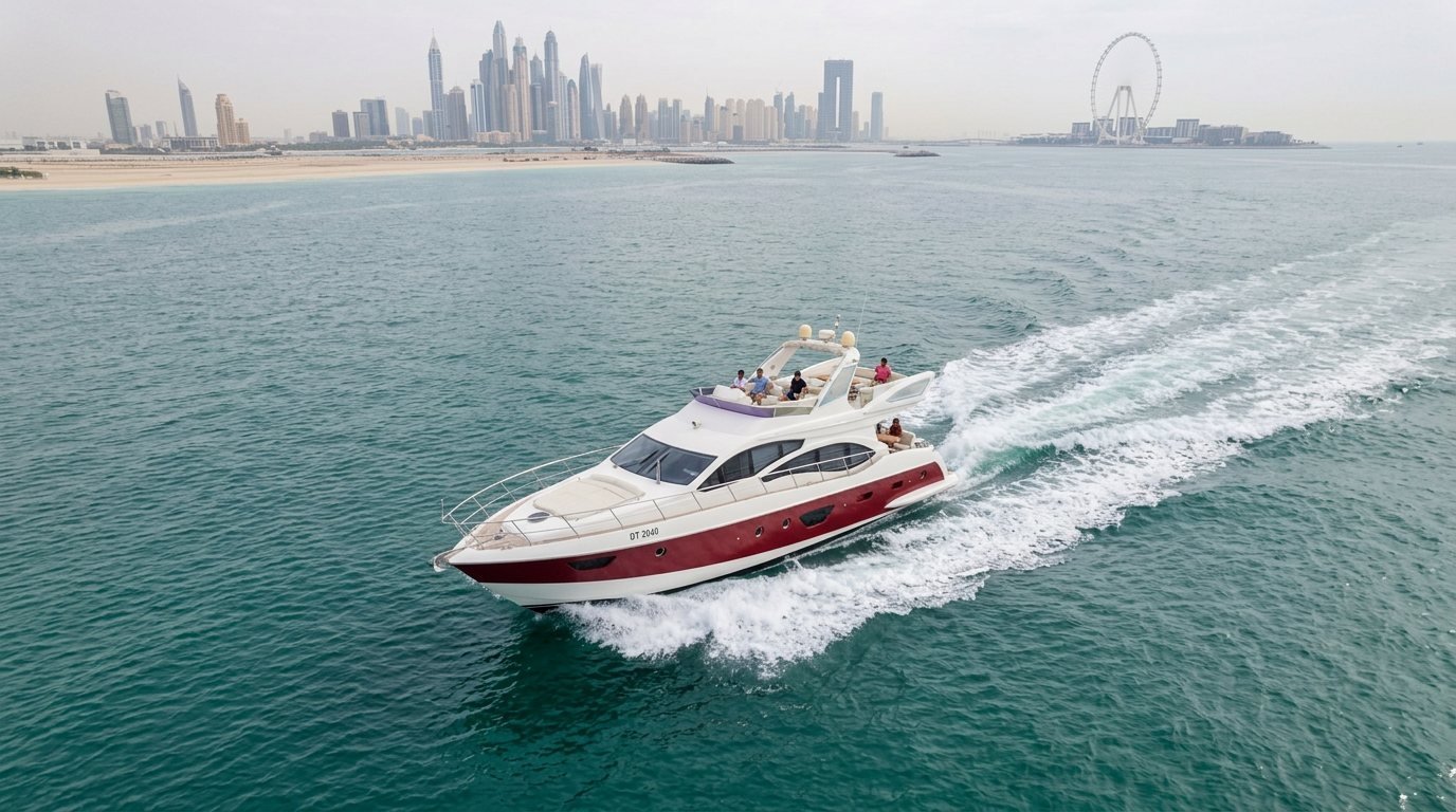 Azimut Yacht Charters for Private Dubai Trips