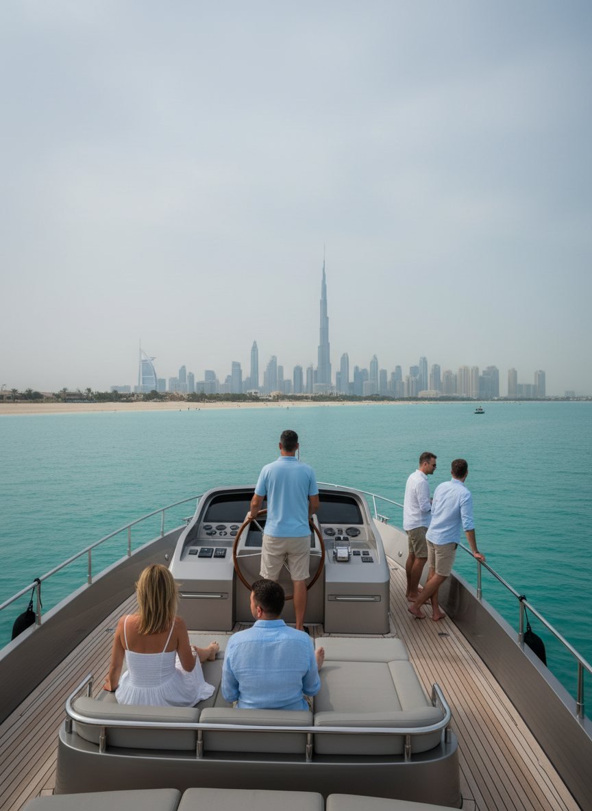 Charter a Yacht with a Captain in Dubai