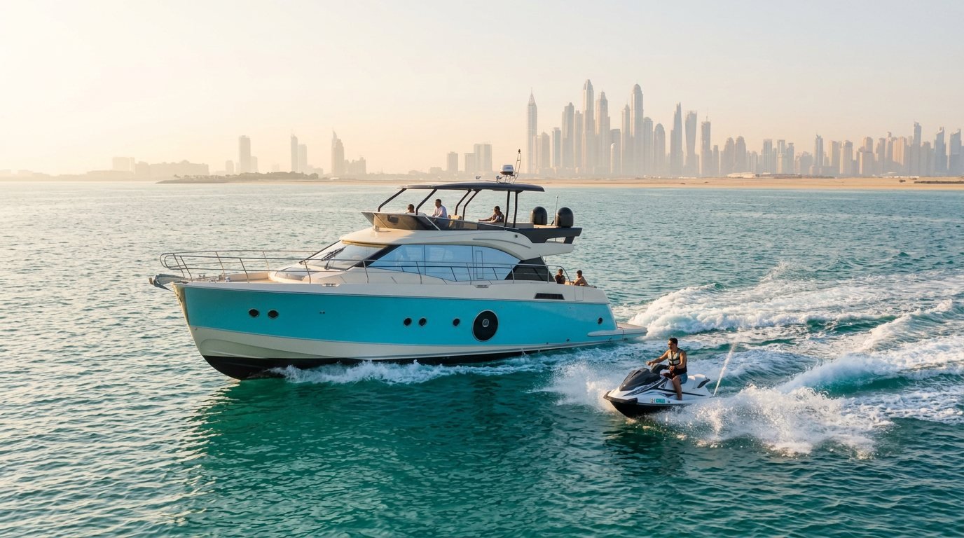 Dubai Yacht Charter with Jet Ski