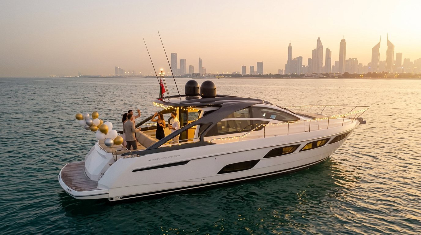 Night Yacht Party Charters in Dubai
