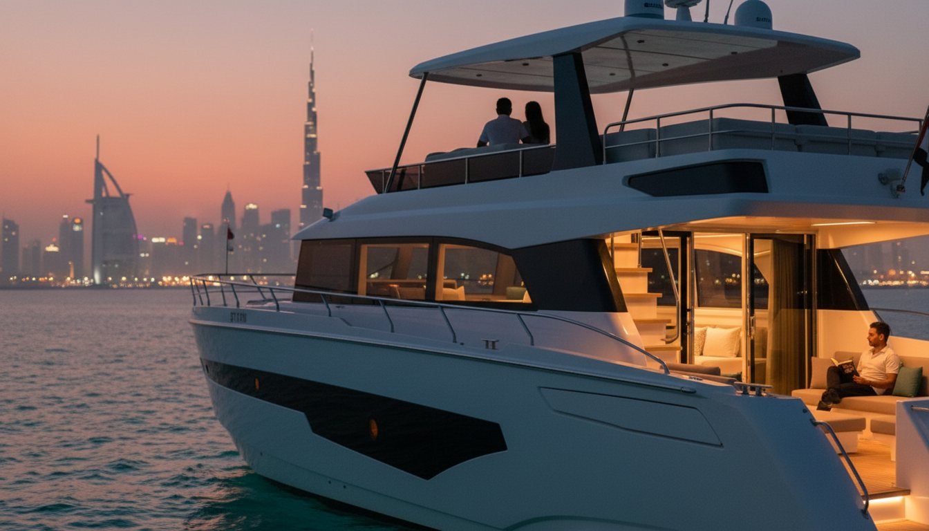 Overnight Yacht Charters Across Dubai Waters
